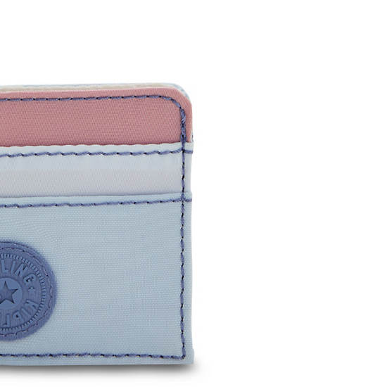 Kipling Cardy Card Holder Tassen Lichtblauw Roze | België 1161UZ